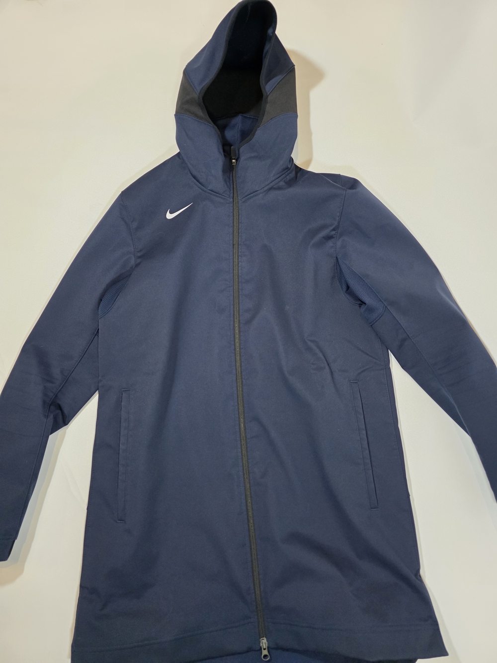 Nike Navy Hooded Jacket - Men's Full-Zip Size M